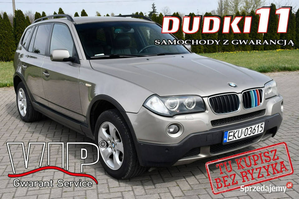 BMW X3 20D DUDKI11 4X4SkóryPanorama dach Zarejestrowany w Polsce Kutno