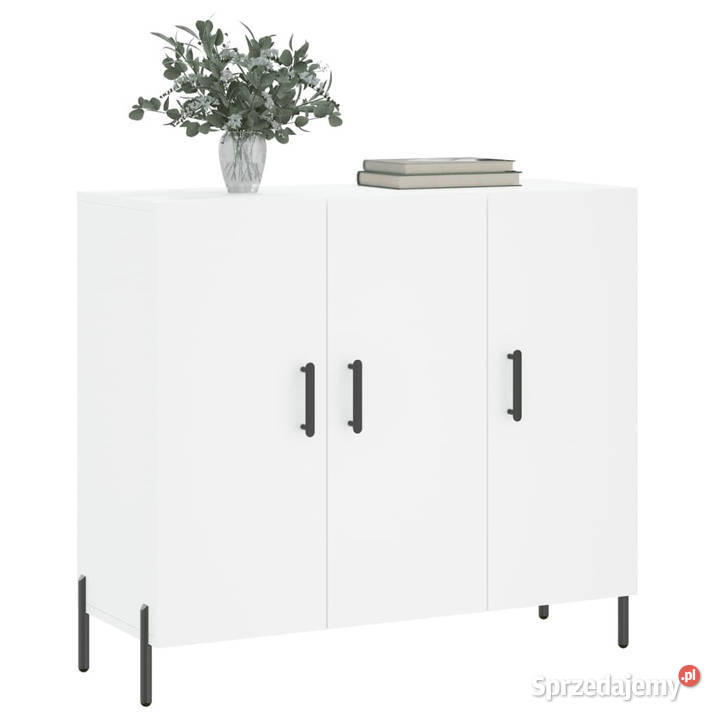Szafka biała 90x34x80 materiał drewnopochodny