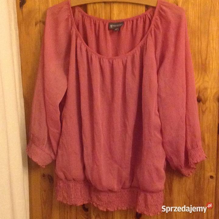 Bluzka z dekoltem carmen greenpoint kolor pud Bez wzoru małopolskie Kraków