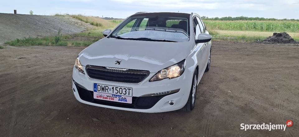 PEUGEOT 308sw 2015r Piękny Panorama Navi nieuszkodzony Wrocław