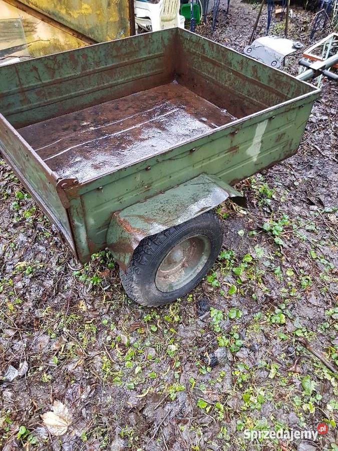 Hamowana przyczepaprzyczepka do traktorka Barlinek