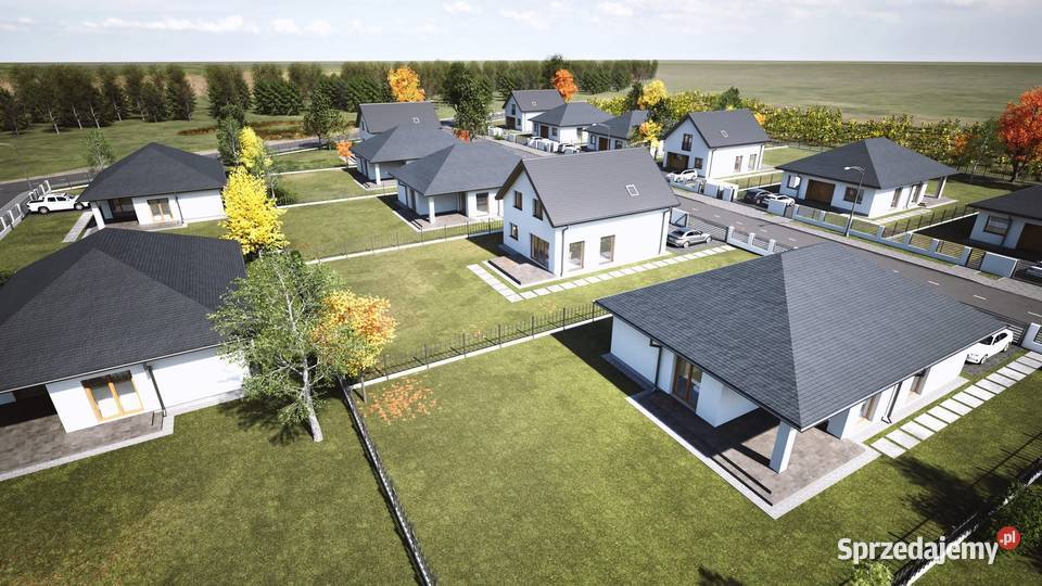 Dom jednorodzinny Wol krzysztoporska OGRODY WOLA