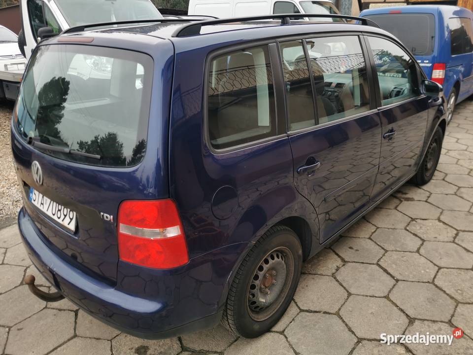 sprzedam vw touran silnik 19 tdi 7 osób hak Bytom