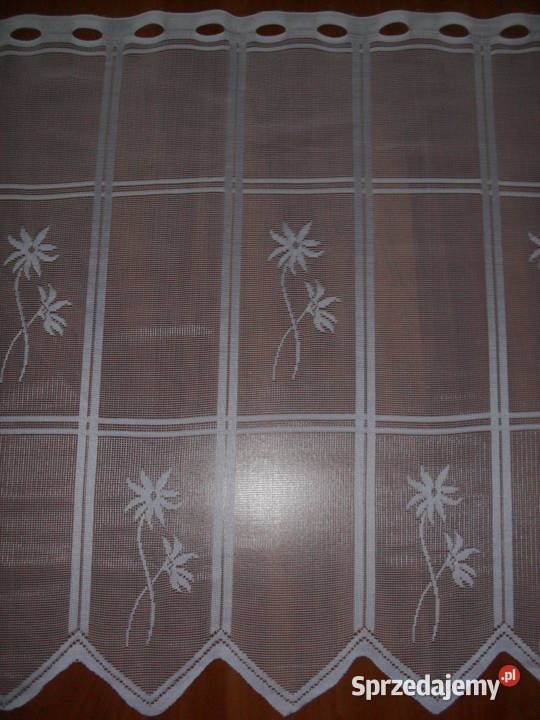 zazdroska krótka firanka 45 65 biała