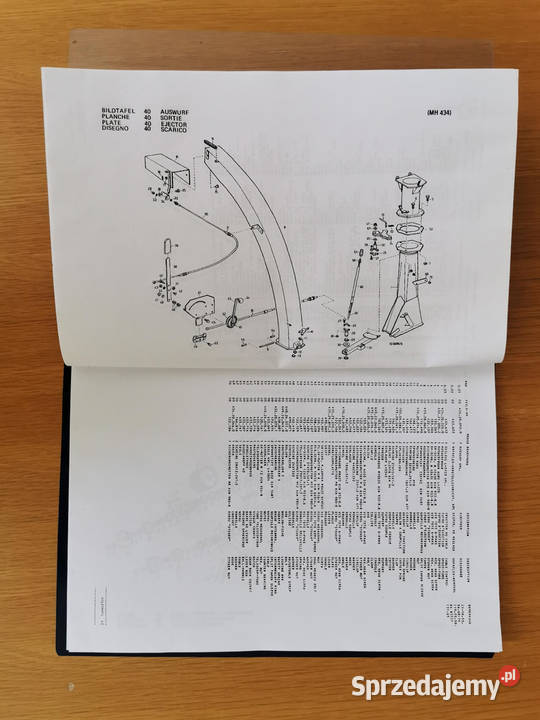 Katalog części zamiennych sieczkarnia Pottinger Puławy
