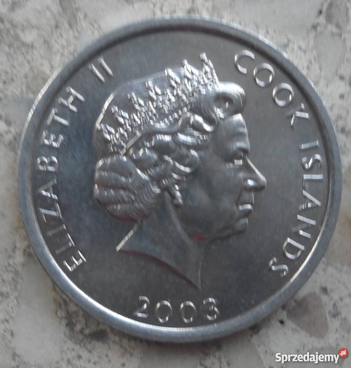 WYSPY COOKAONE CENT2003 r PIES Numizmatyka