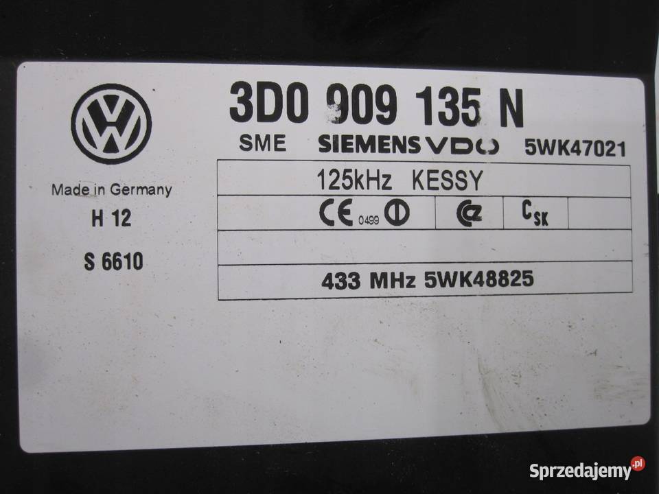 PORSCHE CAYENNE 32 B 05r moduł bezkluczykowego Komputery świętokrzyskie Kielce