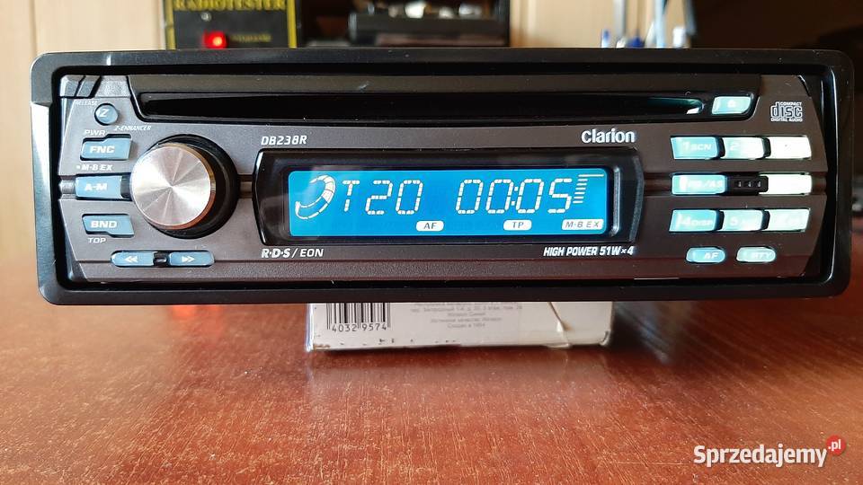 Sprzedam radio samochodowe Clarion DB238R Łódź sprzedam