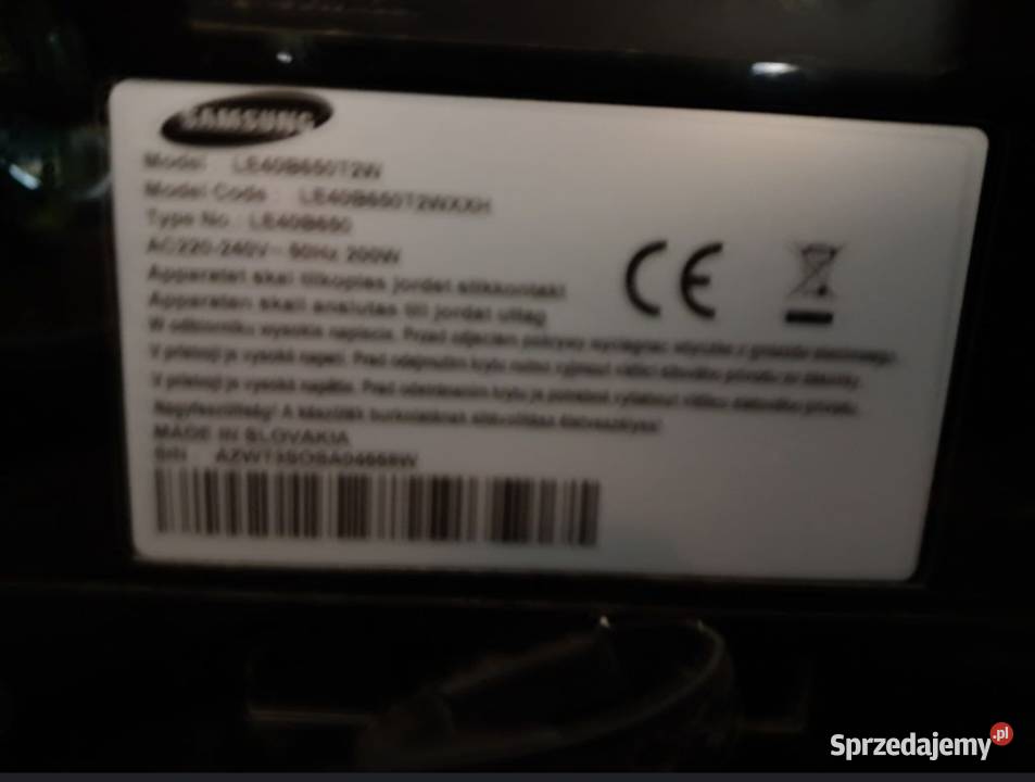 Telewizor Samsung 40 cal Kościan