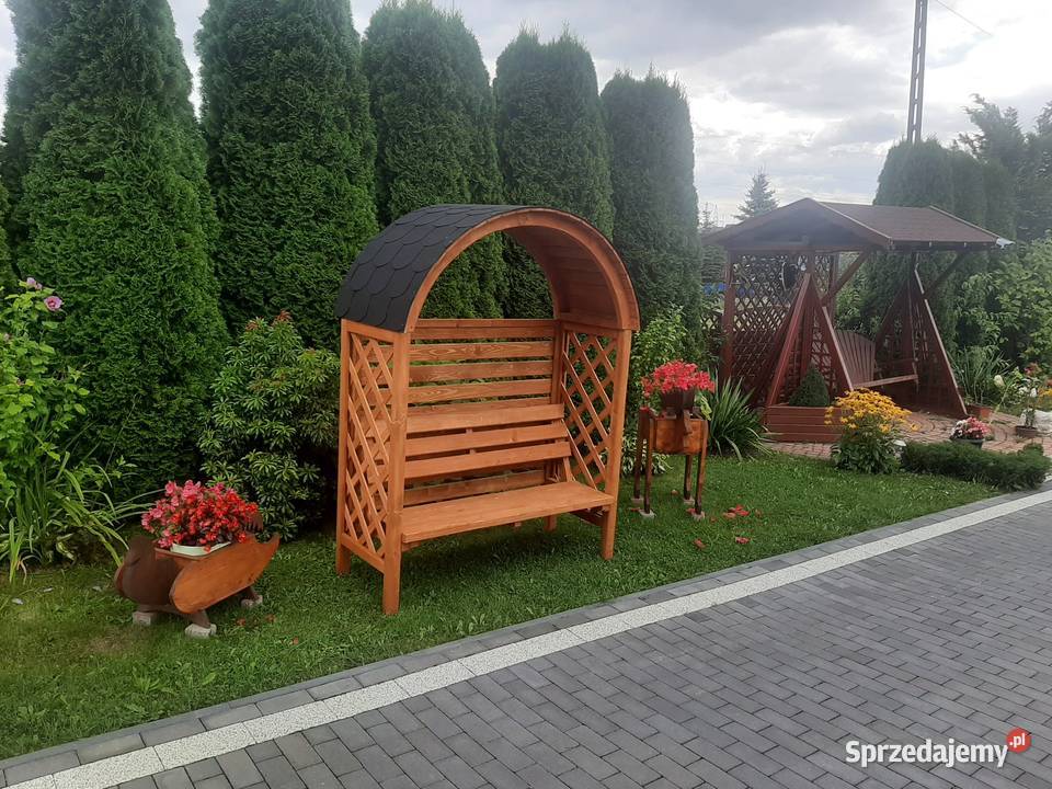 Pergola z ławką sprzedam