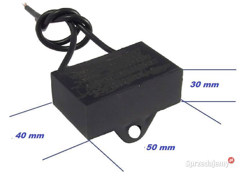 Kondensator rozruchowy 10uF/450V wentylator / podajnikk