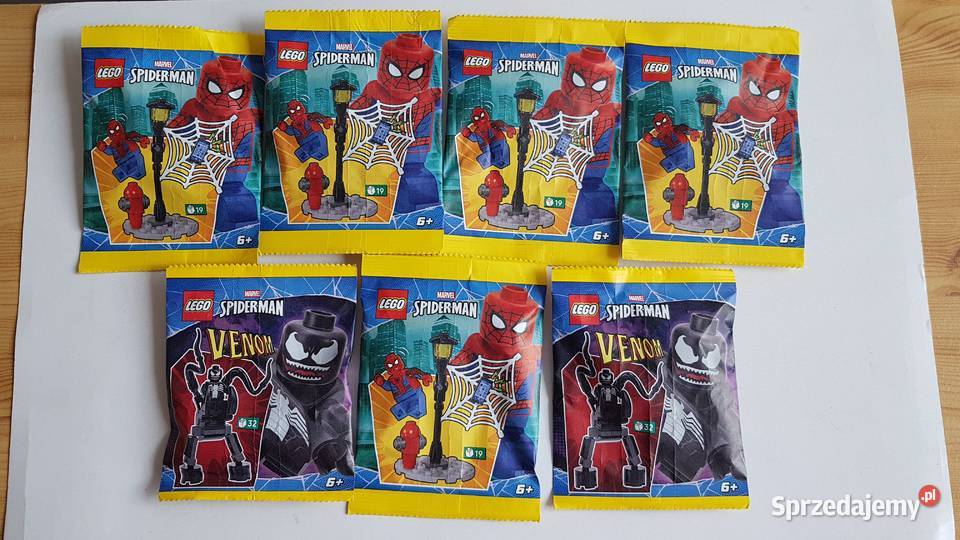LEGO Figurki Spiderman i Venom saszetki Marvel Dąbrowa Górnicza