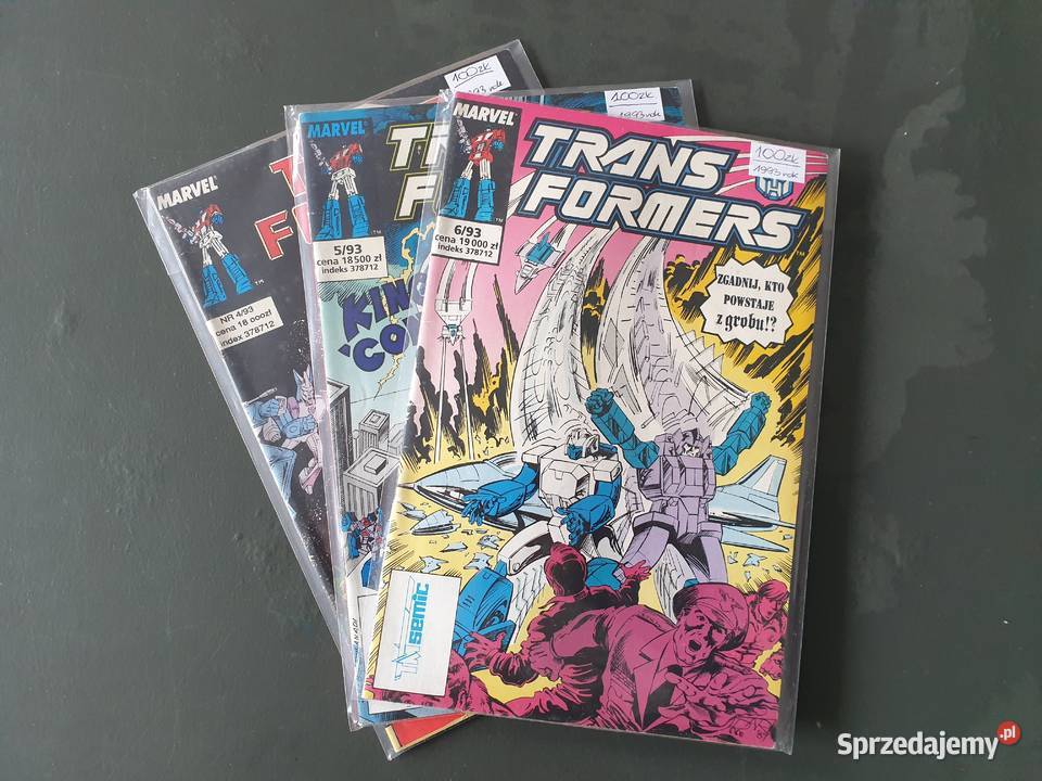 Transformers zestaw 3 komiksów TMSemic 1993