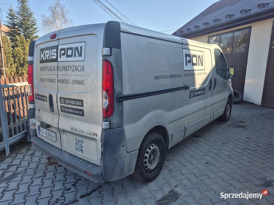 Opel Vivaro 20CDTI uszkodzony silnik małopolskie Kraków