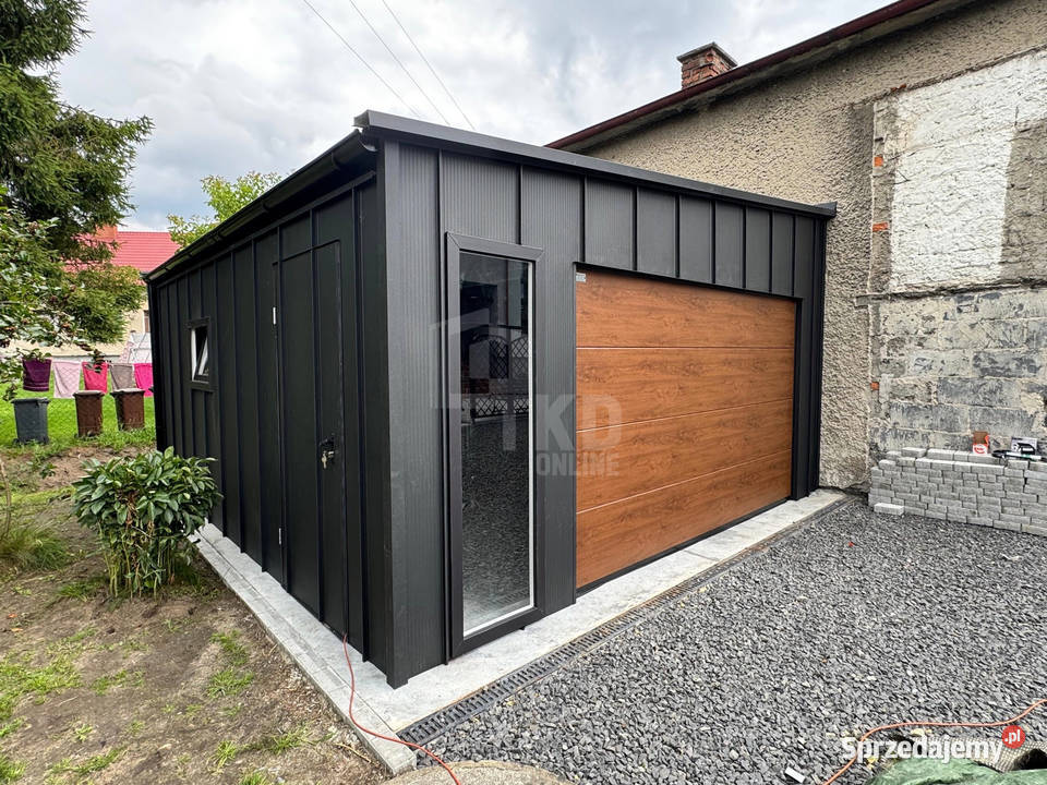 Garaż Blaszany 5x55 m brama 2x okno drzwi blacha Sprzedaż
