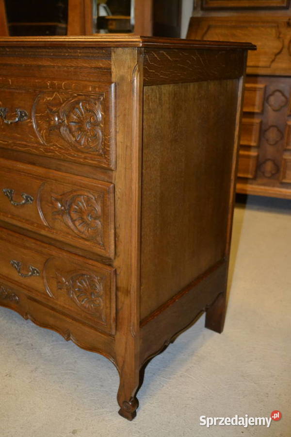 komoda ozdobna z szufladami dąb śląskie Będzin sprzedam