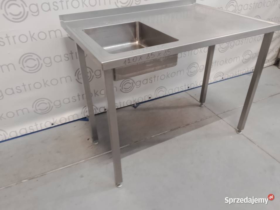 STÓŁ ZE ZLEWEM 120x85x85 Gastronomia dolnośląskie Wrocław
