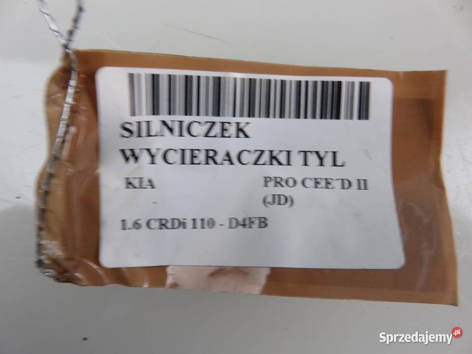 SILNICZEK WYCIERACZKI TYŁ PRO CEED II 98700A2700 osobowe
