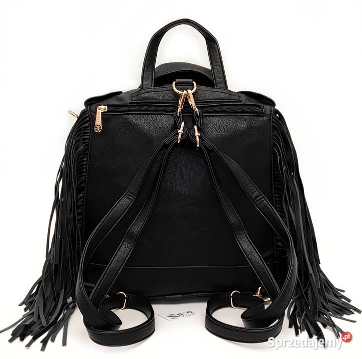 Torebka Plecak 2w1 Damski Boho Ramoneska z Dla kobiet