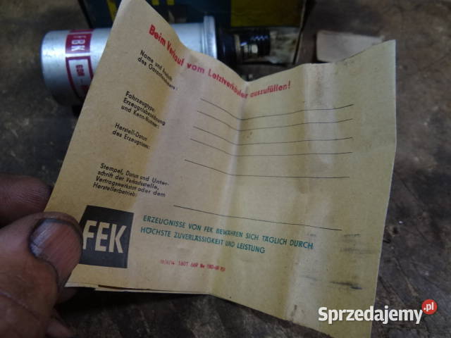 cewka zapłonowa butelkowa FEK 6 v MZ NOWA org Cewki zapłonowe Cewki zapłonowe Żary