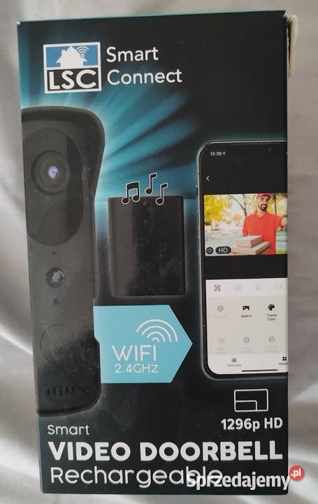Wideodzwonek LSC Smart Connect WiFi 1296p gong TV i Video Olsztyn