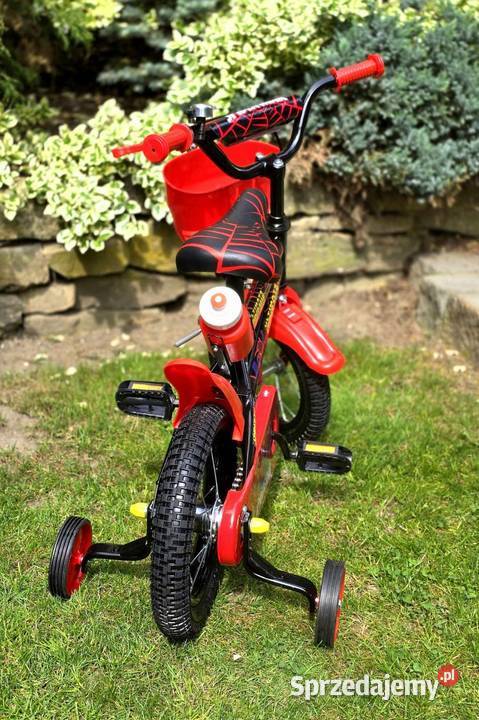 Rowerek 12 Spiderman czarny niebieski Rowerki zachodniopomorskie Szczecin