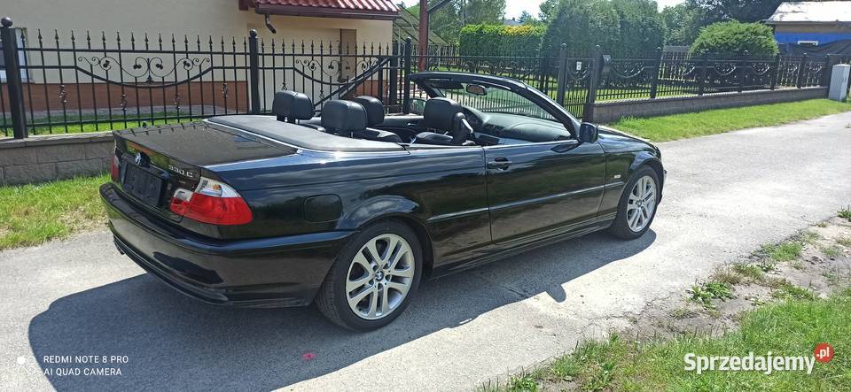 bmw e46 330 m54b30 cabrio czarna benzyna Imielin