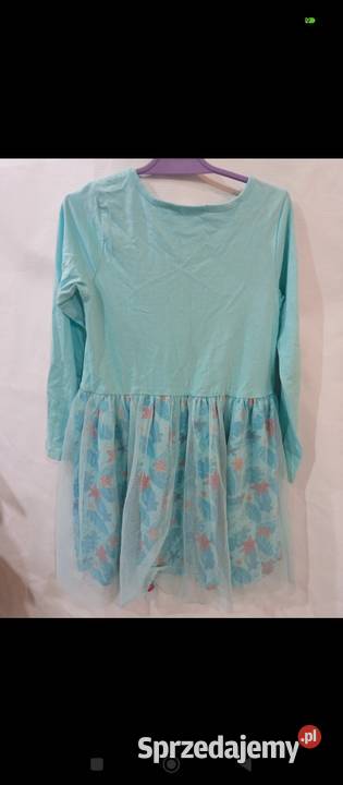 Sukienka Moana disney princess z tiulową dziewczynka Zwierzyniec sprzedam