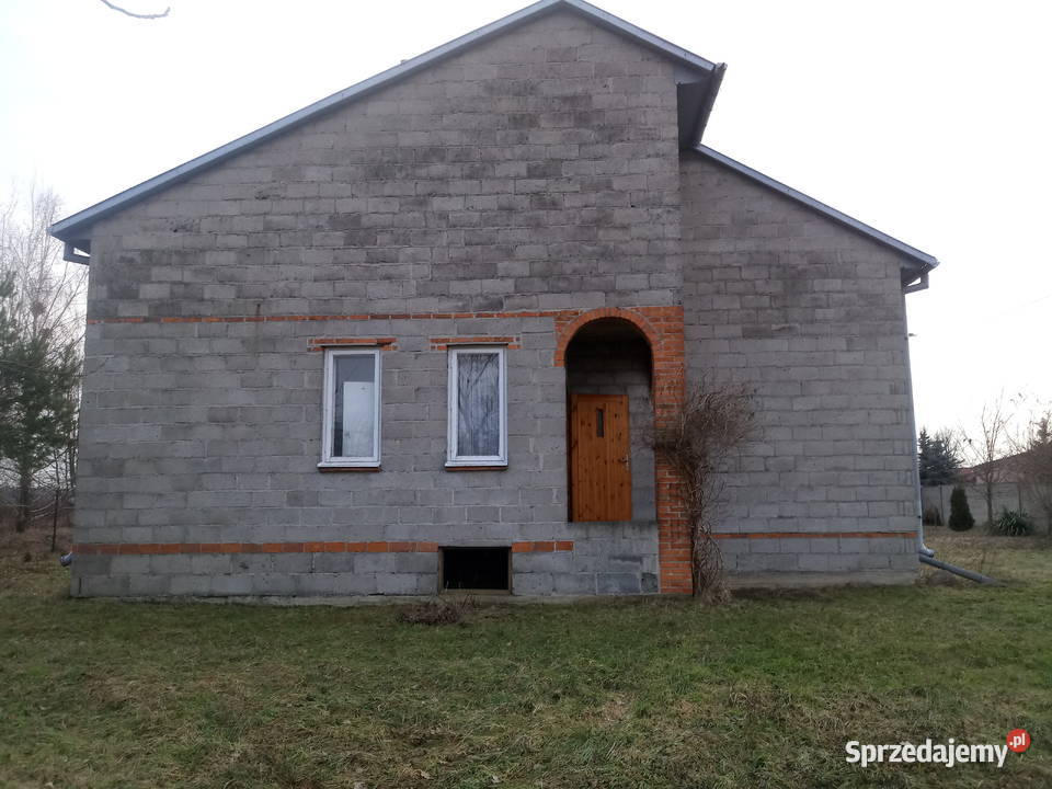 Dom z działką w stanie surowym Jedlnia-Letnisko