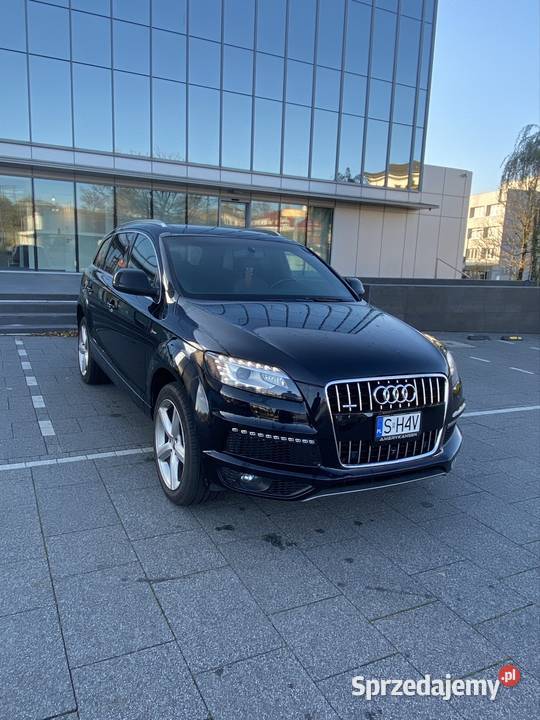 Audi Q7 Prestige Sline 2012 30 TFSI 333 7 łopatki zmiany biegów Motoryzacja