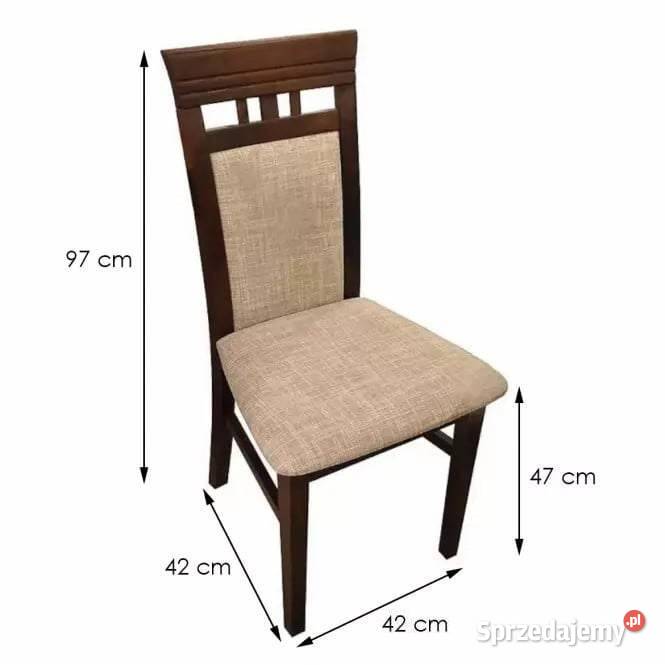 Używany komplet stół 90 x 140180 6 sztuk krzesła Przasnysz