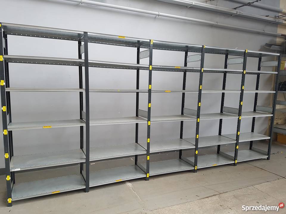 REGAŁ metalowy STS 505x230x50 30półek dolnośląskie Dzierżoniów