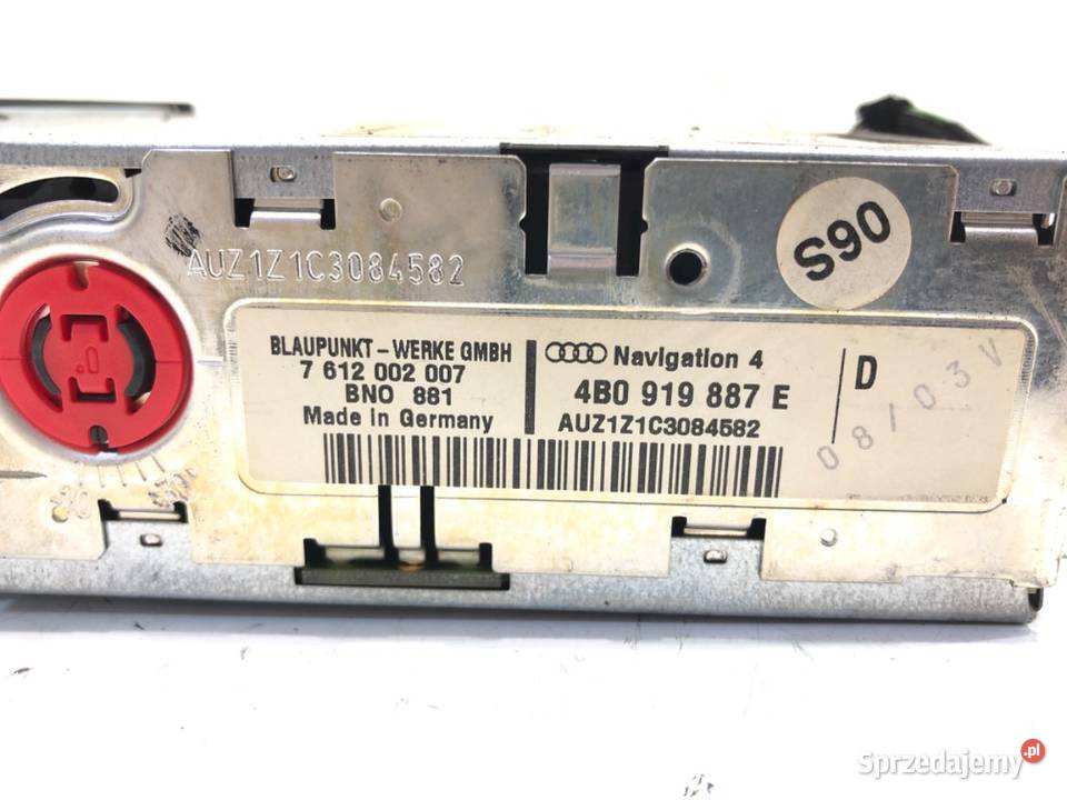 CZYTNIK NAWIGACJI AUDI A4 B6 4B0919887E 0005