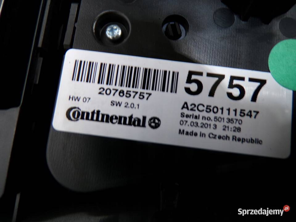 OPEL MOKKA A RADIO CD NAWIGACJA 95137306 UCU osobowe