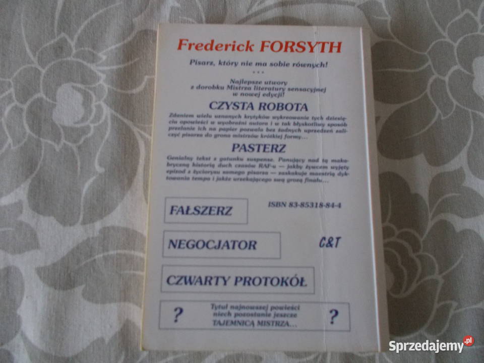 Frederick Forsyth Czysta robota Pasterz Głubczyce