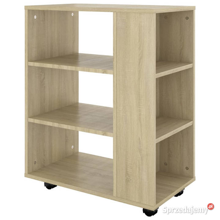 Szafka na kółkach dąb sonoma 60x35x75 WM808452 mazowieckie Warszawa