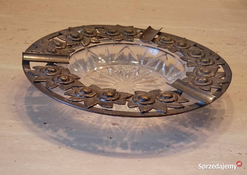 Popielniczka Hefra Róże lata 60 kujawsko-pomorskie Nakło nad Notecią sprzedam