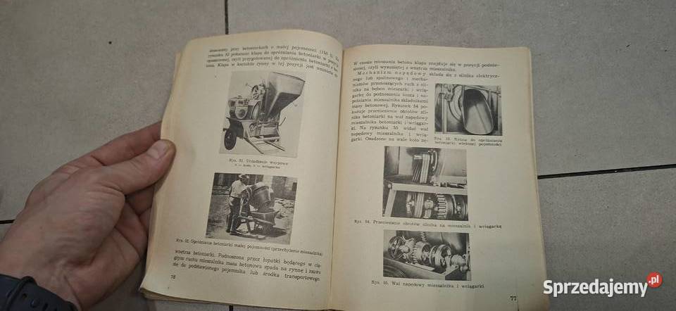 Nakład 2000 1967 Betoniarz mostowy Poradnik wielkopolskie