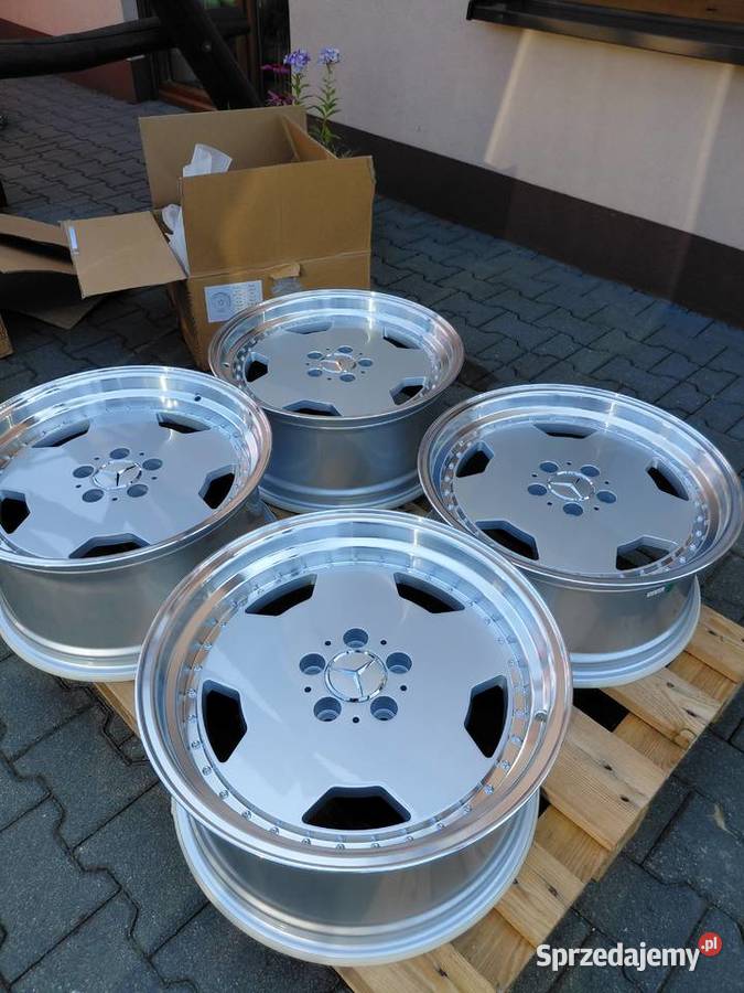 Alufelgi Mercedes W124 na wzór Aero 3 18 8J 9J Opony i felgi sprzedam