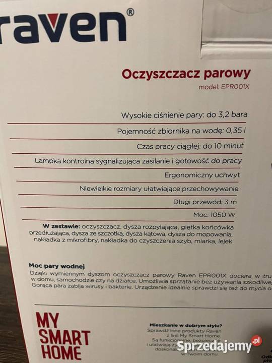 Myjka parowa Raven EPR001X podlaskie Bielsk Podlaski