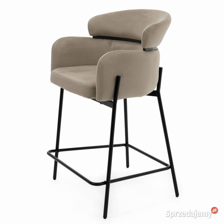 Hoker Tapicerowany Bolzano Ciemnobeżowy Wysyłka Tarchały Małe