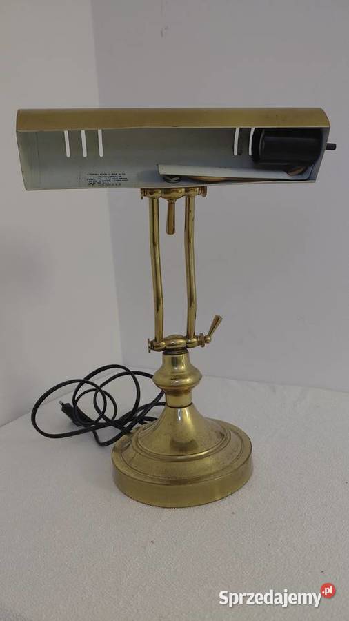 Lampa Bankierska biurkowa Krzykawa