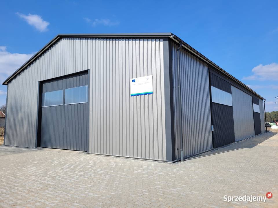 Hala stalowa wiata magazyn 15x30x5