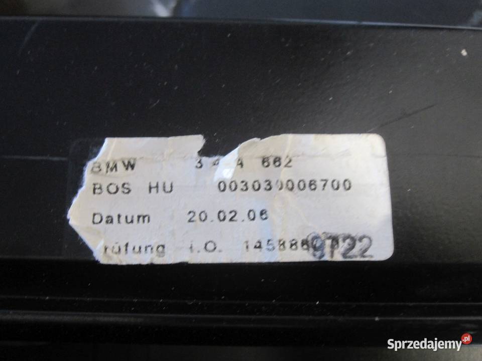 BMW X3 06r roleta bagażnika 3424662 osobowe sprzedam