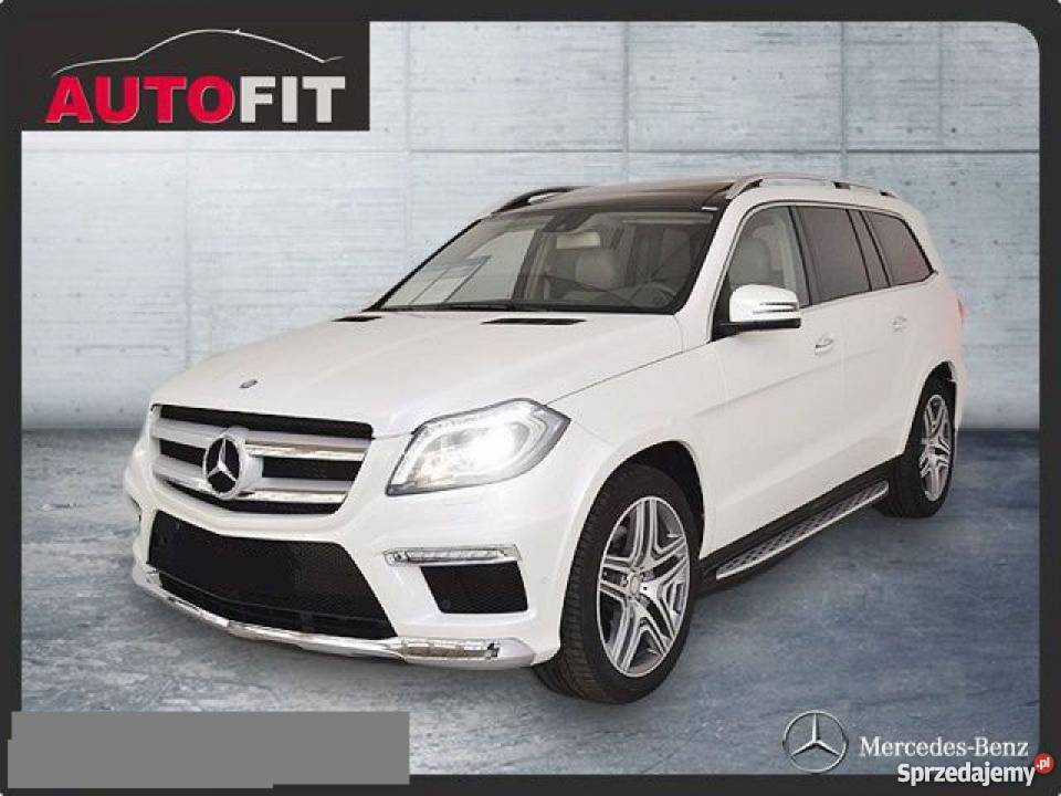 Mercedes GL 350 bialy skórzana tapicerka Gdynia