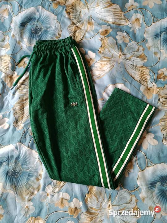 Spodnie dresowe Lacoste Monogram rozmiar XXL zielony sprzedam