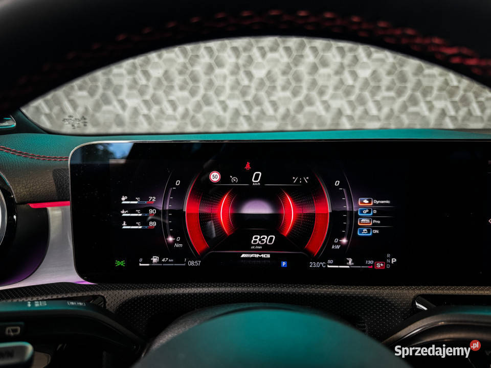 Mercedes CLA 45 S AMG 4MATIC czujnik martwego pola Samochody osobowe Piaseczno