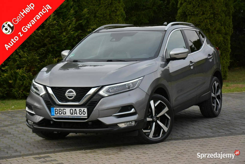 Nissan Qashqai Tekna Full Ledy Skóry Nappa Radar elektryczne lusterka mazowieckie Ostrów Mazowiecka sprzedam