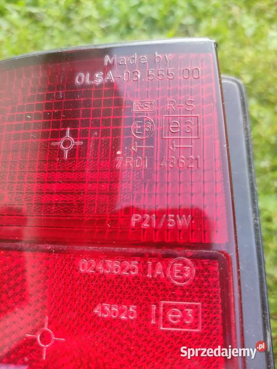 Lampy tylne tył Fiat Panda 141a komplet L P osobowe Chwaszczyno