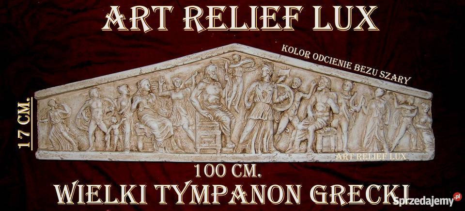 relief płaskorzeźba grecka płaskorzeźby greckie wielokolorowy Zielona Góra